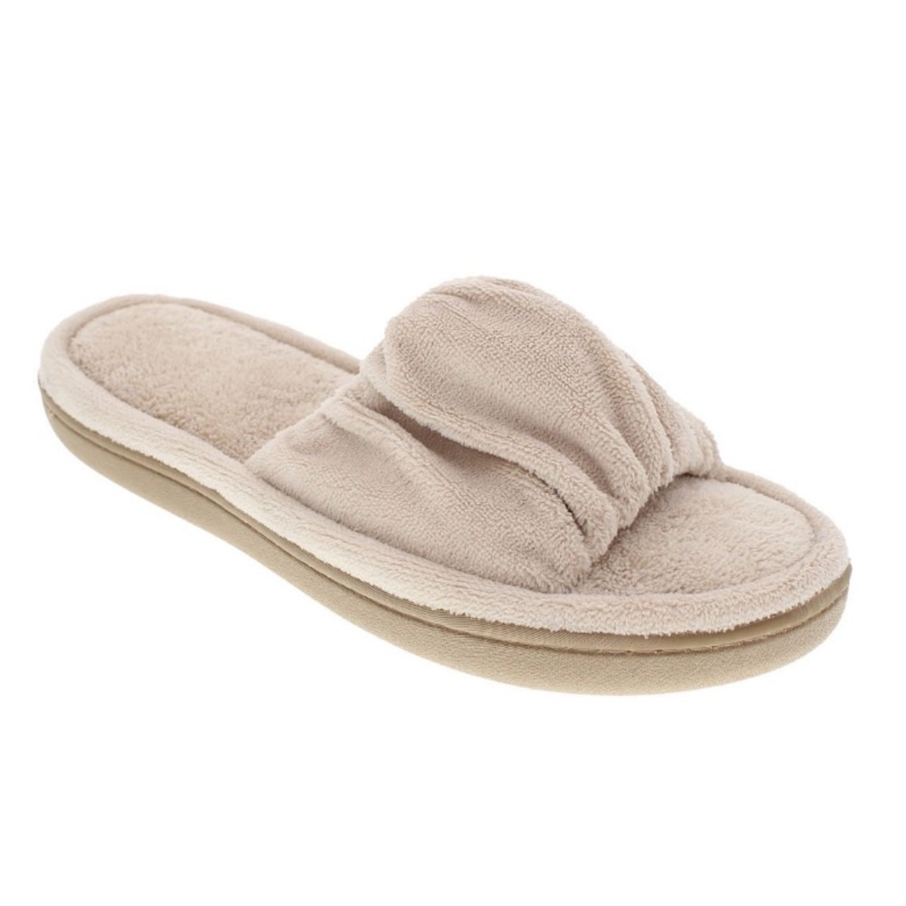 Comfortable ISO spa Women’s Memory Insole Slide Slippers NWT size Medium & Large